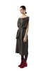 MM6 Maison Margiela Distressed Wool Dress - Brown - Thumbnail 2