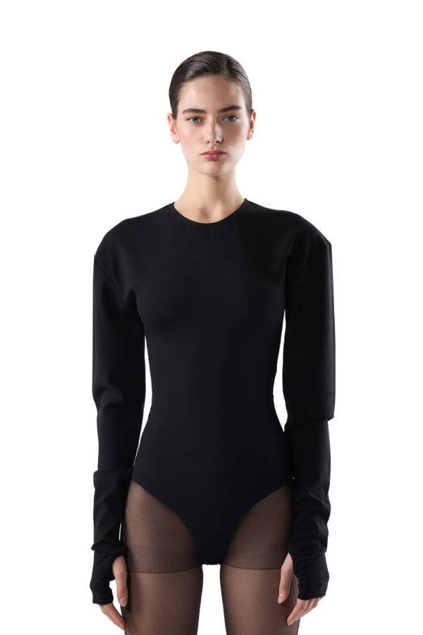 MM6 Maison Margiela Long-Sleeve Bodysuit