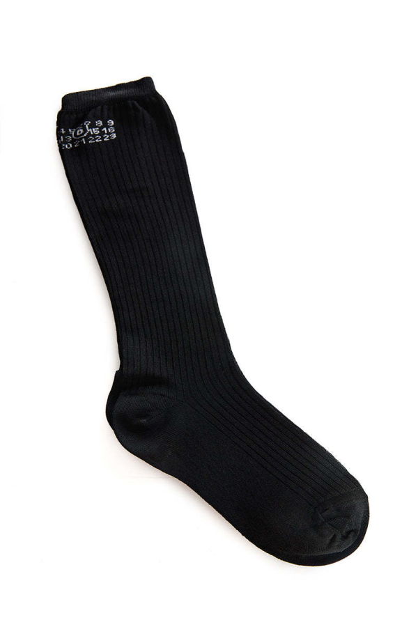 MM6 Maison Margiela Numeric Ribbed Socks