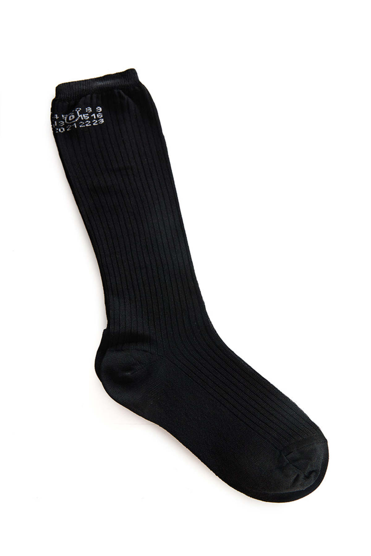 MM6 Maison Margiela Numeric Ribbed Socks - Image 1 of 4