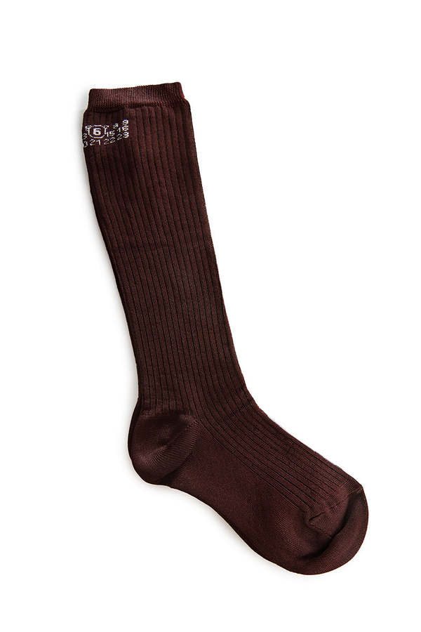 MM6 Maison Margiela Numeric Ribbed Socks
