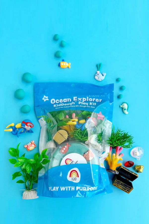 KIDS Earth Grown KidDoughs Ocean Explorer KidDough Play Kit