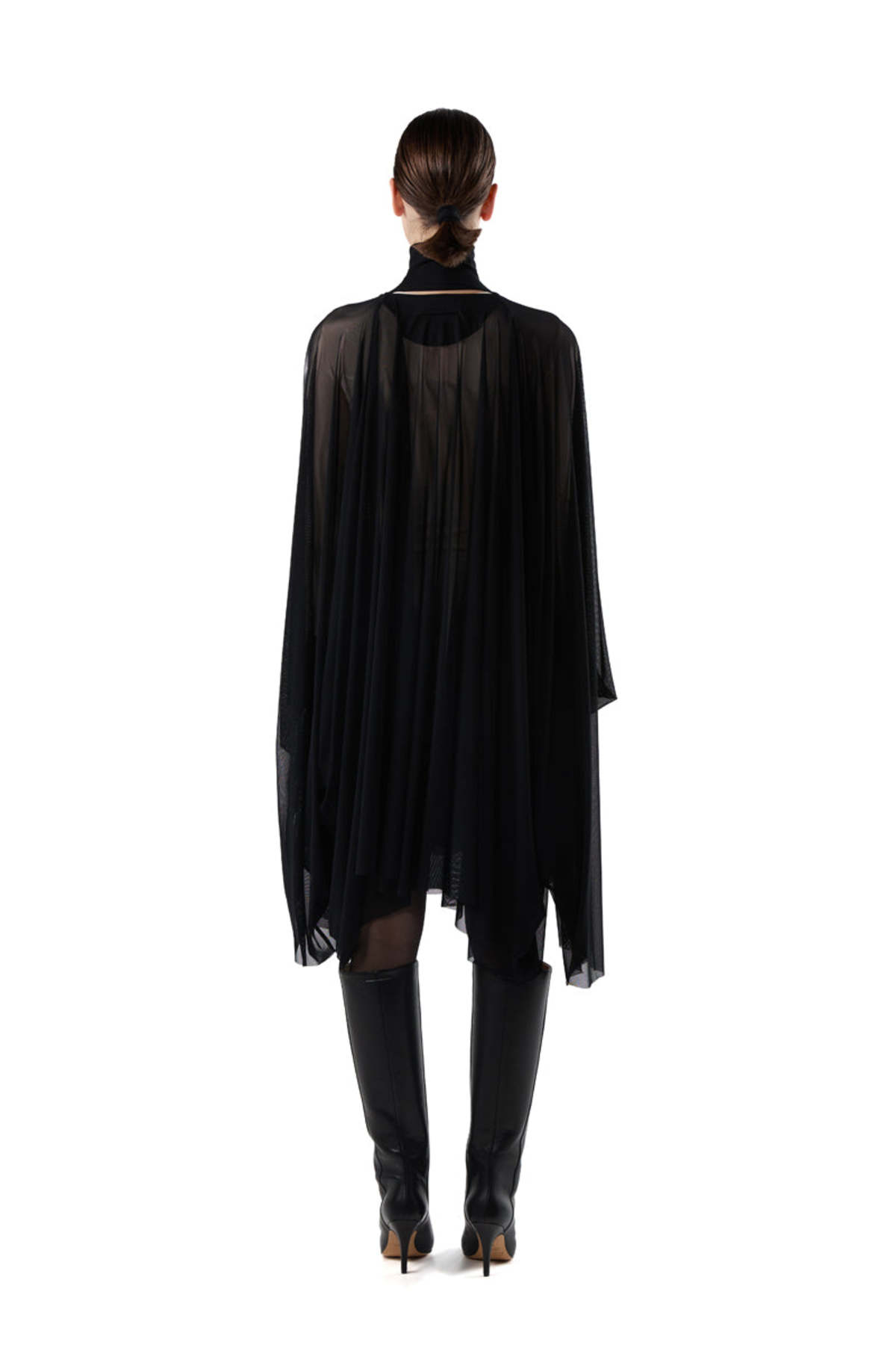 MM6 Maison Margiela Sleeve Slit Tulle Dress - Image 4 of 4