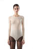 MM6 Maison Margiela Stretch-Jersey Bodysuit - Off White - Thumbnail 1