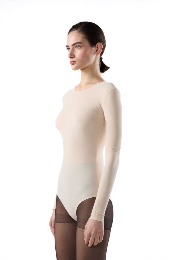 MM6 Maison Margiela Stretch-Jersey Bodysuit - Off White
