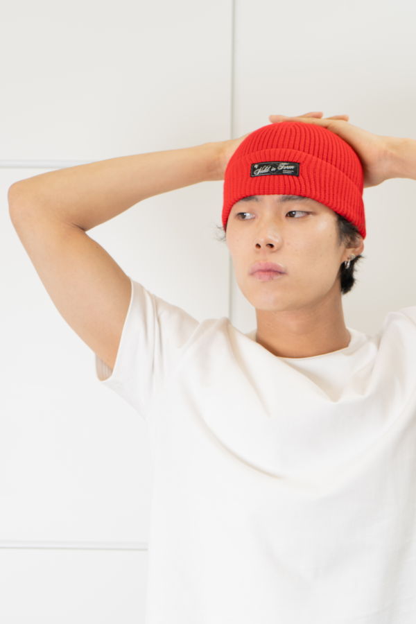 Held In Form Fisherman Watch Cap - Crimson Red