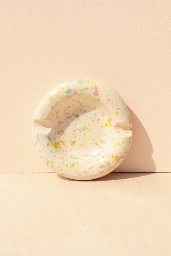 Nightshift Ceramics Bubble J Tray - Speckled Clay Splash