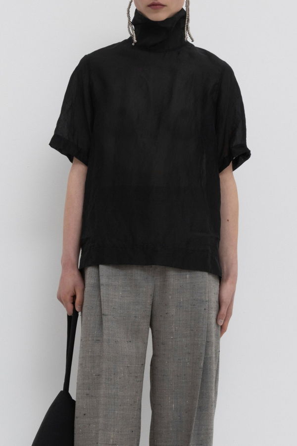 Christian Wijnants Tapulo Turtleneck Top - Black