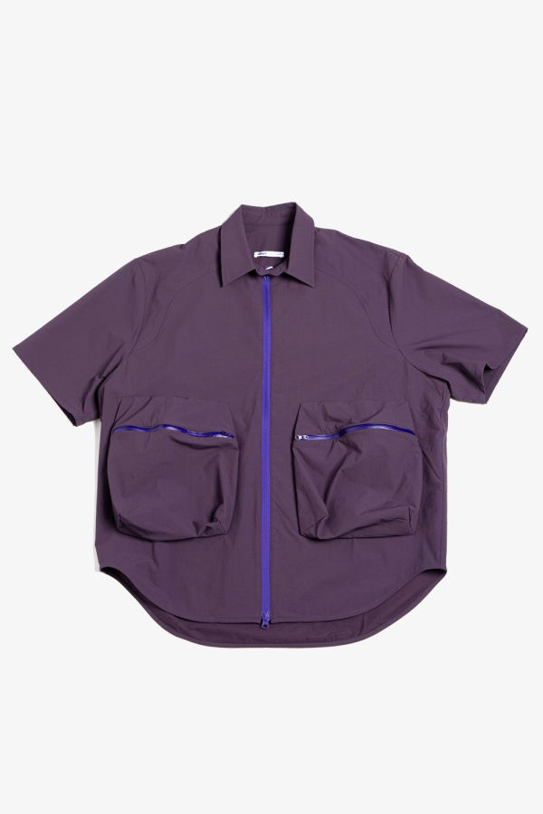 The Shirt Large Pocket Work Shirt - Purple