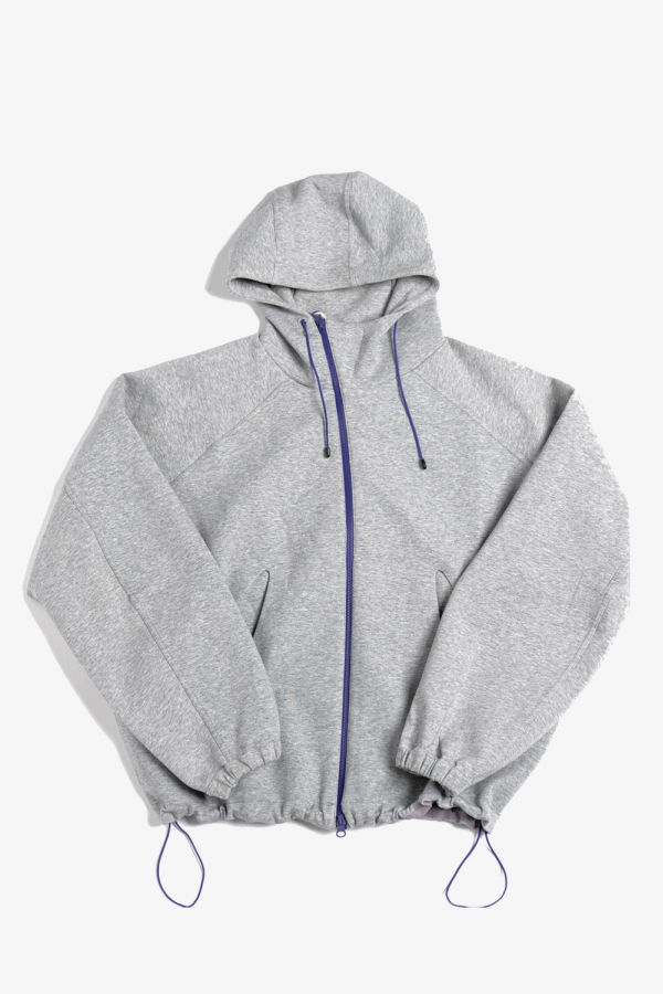 Office H Asym Zip Air Layer Hoodie