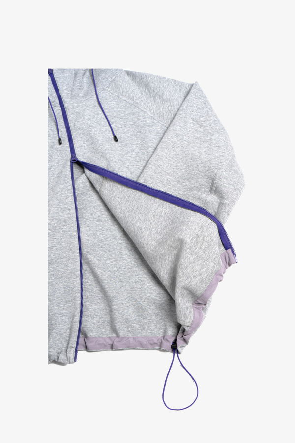 Office H Asym Zip Air Layer Hoodie