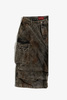 wangxingyu Spray-Dyed Corduroy Cropped Cargo Pants - Thumbnail 3