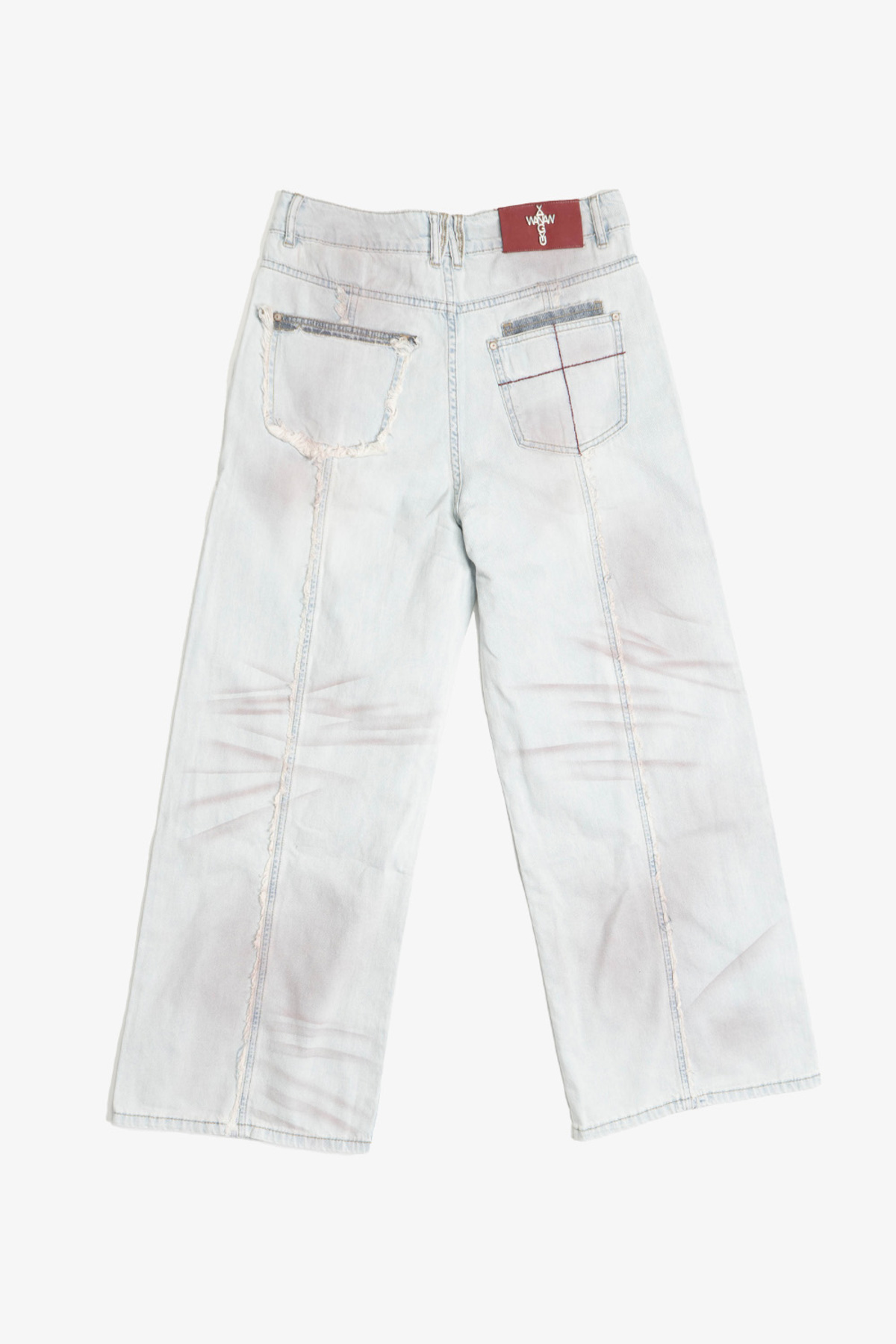 wangxingyu Applique Baggy Jeans - Image 2 of 9