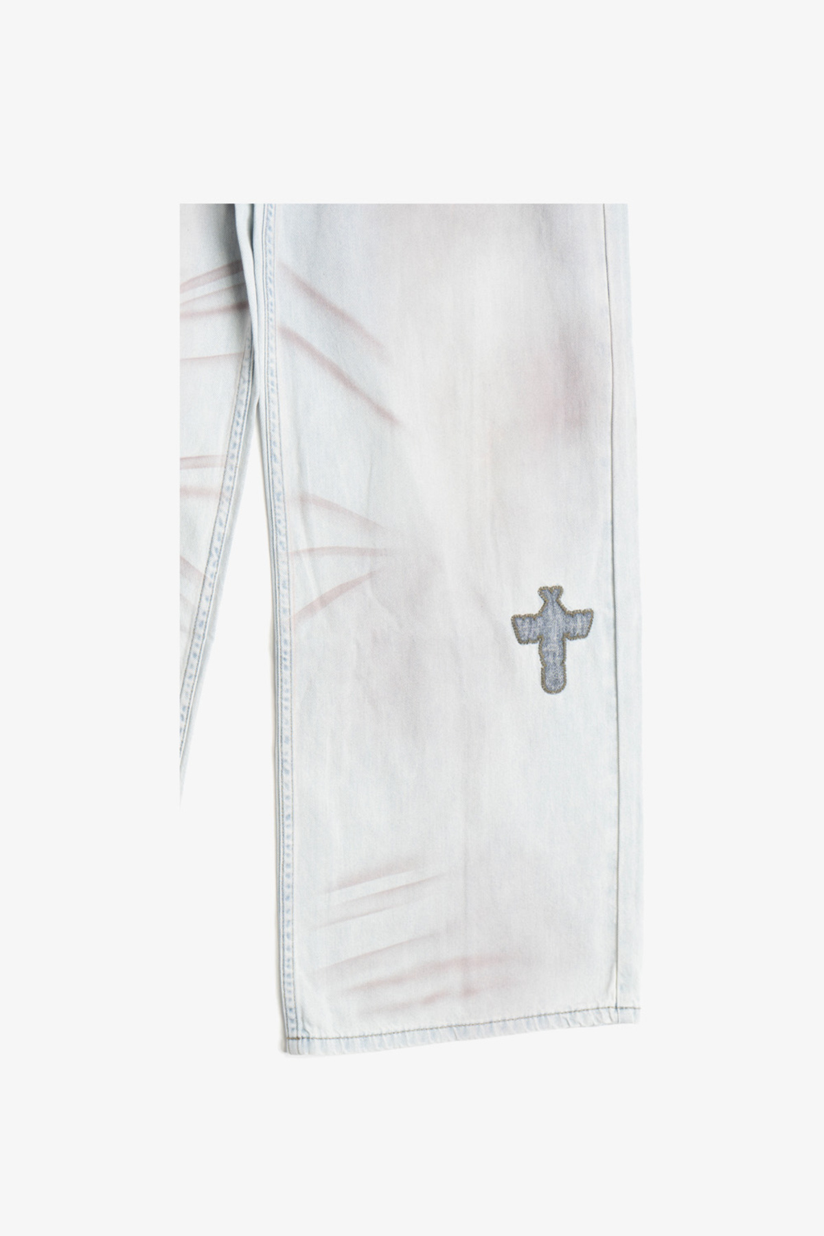 wangxingyu Applique Baggy Jeans - Image 4 of 9