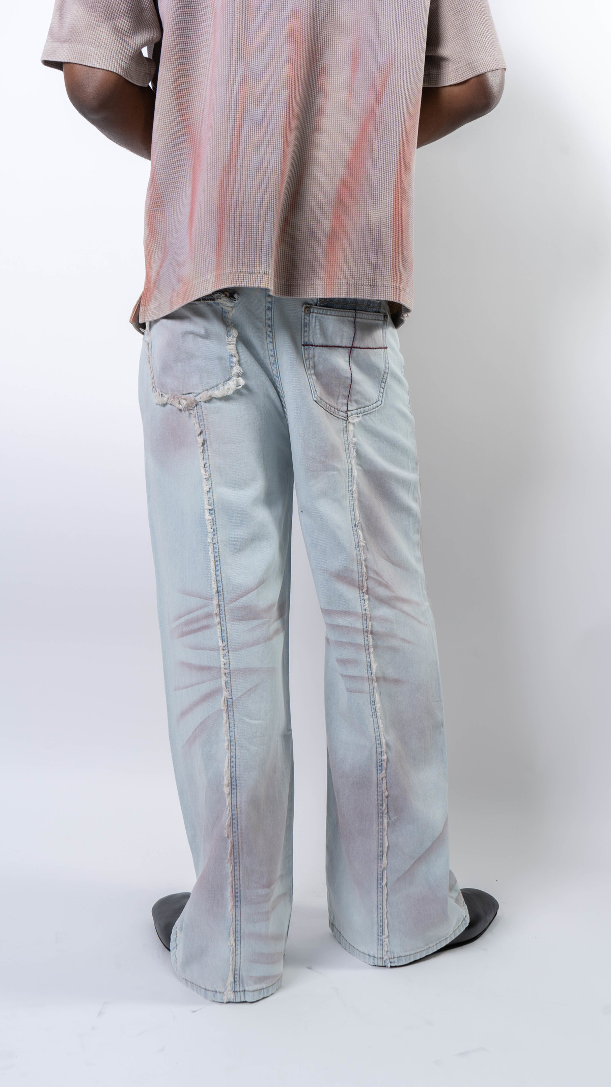 wangxingyu Applique Baggy Jeans - Image 8 of 9