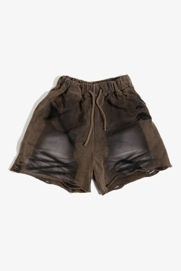 wangxingyu Spray-Dyed Sweat Shorts