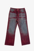 Wangxingyu Nevada-Washed Flared Denim Jeans - Thumbnail 1