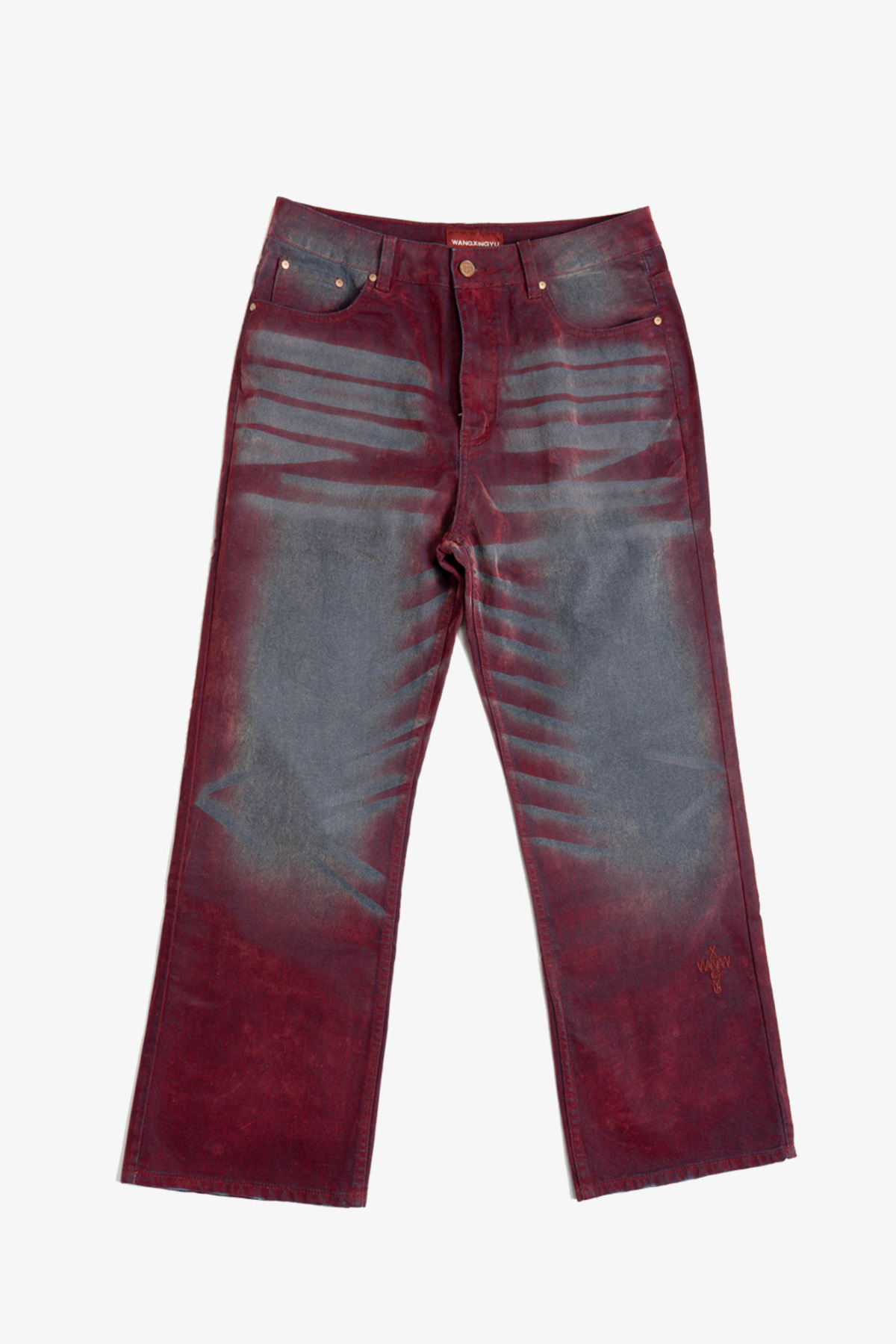 Wangxingyu Nevada-Washed Flared Denim Jeans - Image 1 of 7