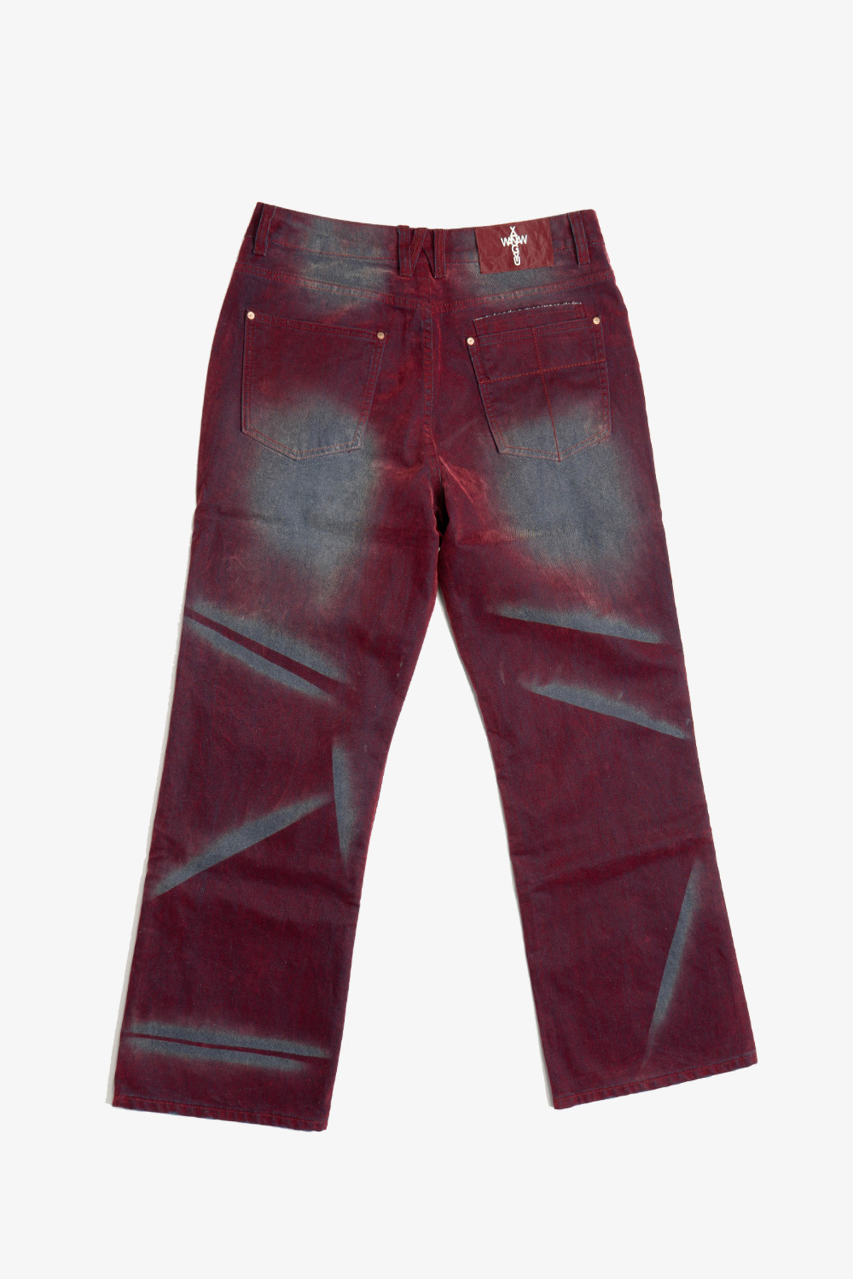 Wangxingyu Nevada-Washed Flared Denim Jeans - Image 2 of 7