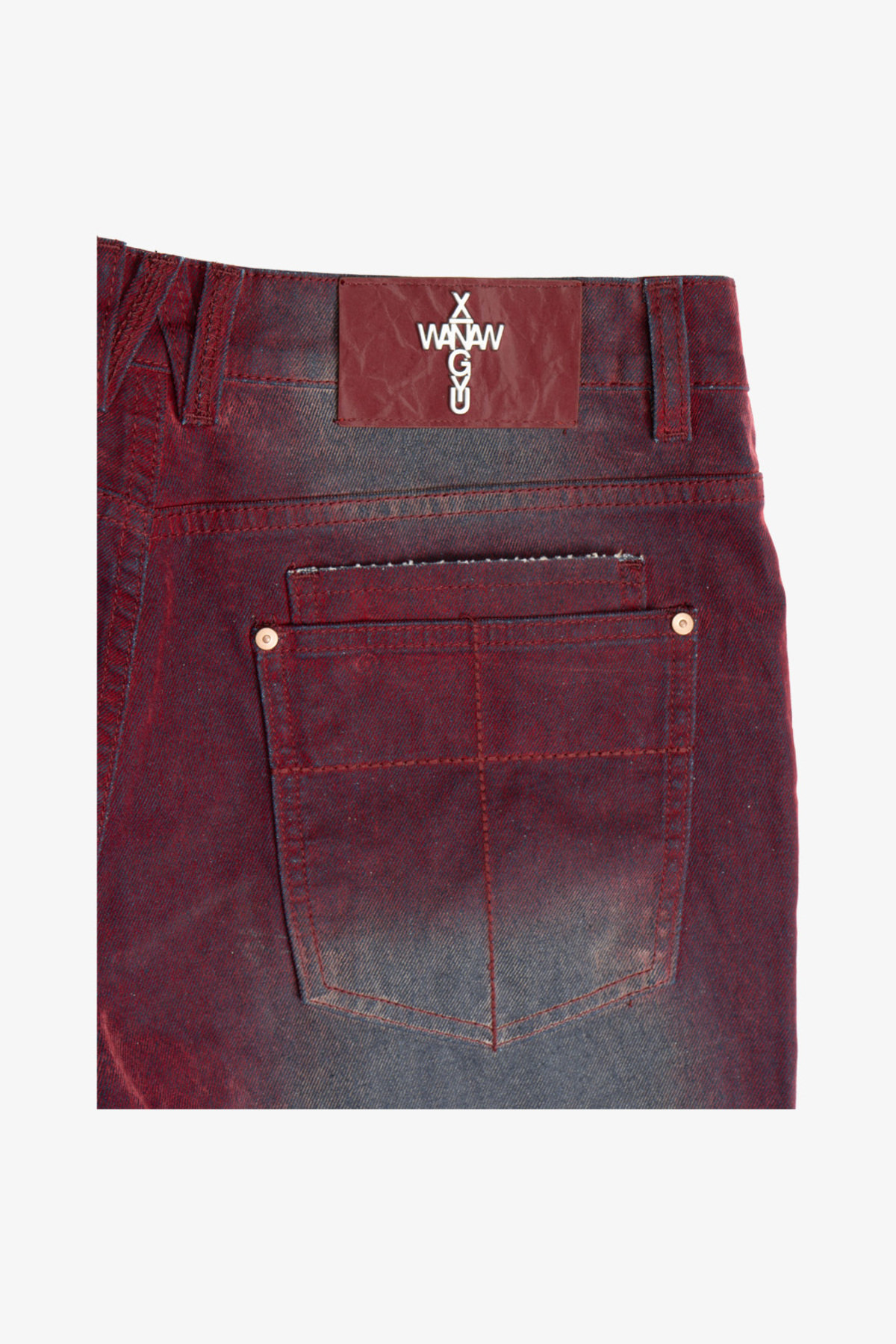 Wangxingyu Nevada-Washed Flared Denim Jeans - Image 3 of 7