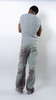 wangxingyu Spray-Dyed Whiskered Flared Jeans - Thumbnail 7