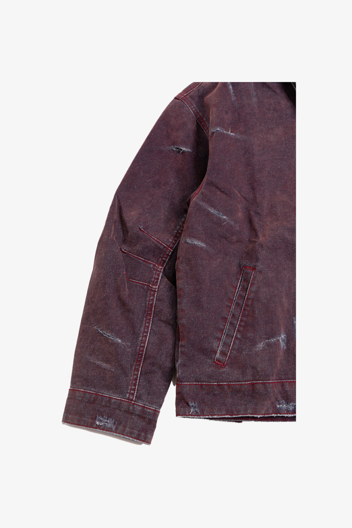 Wangxingyu Slashed Detroit Jacket - Image 3 of 8