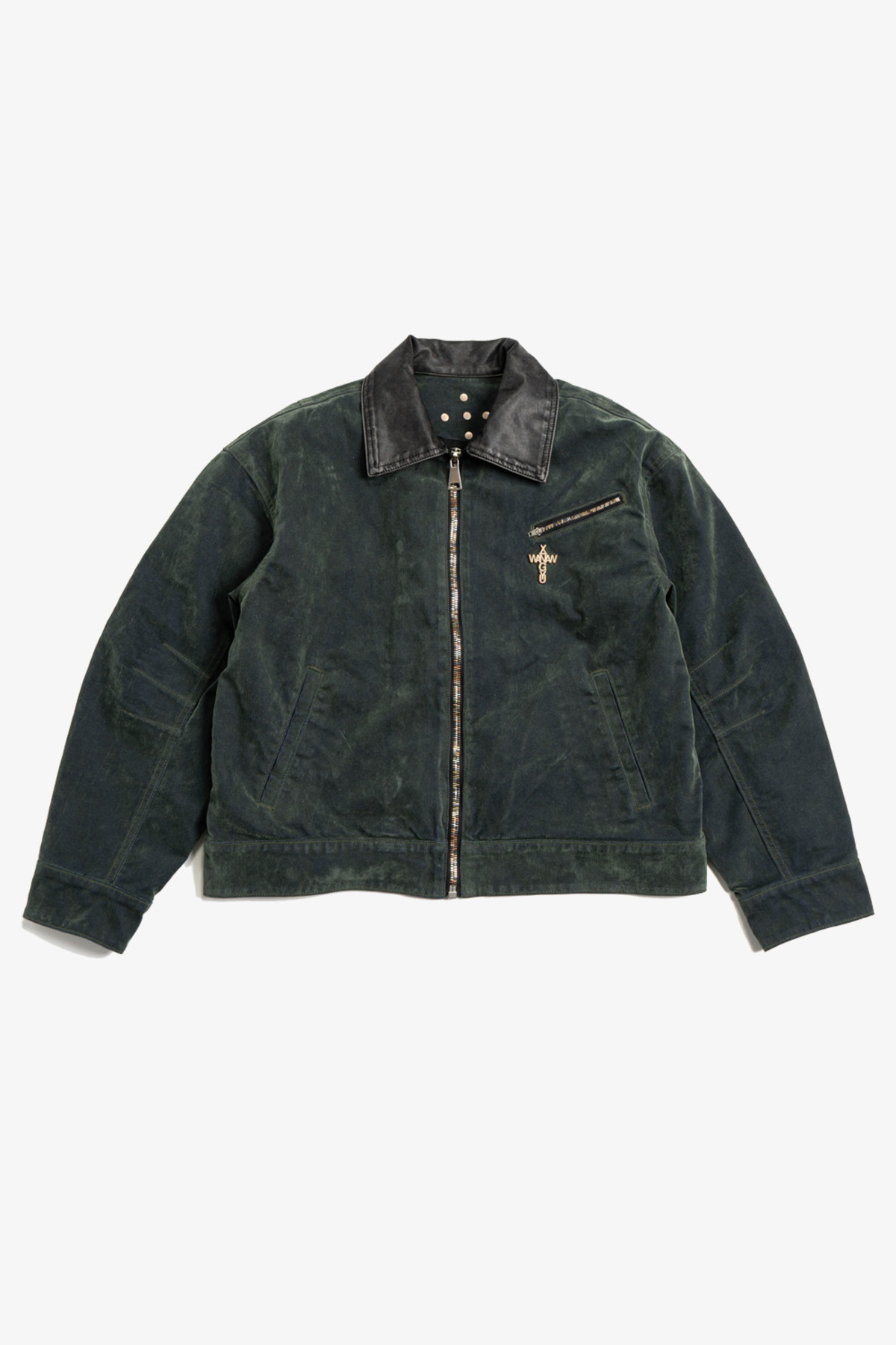 wangxingyu Detroit Flocked Denim Jacket - Image 1 of 8