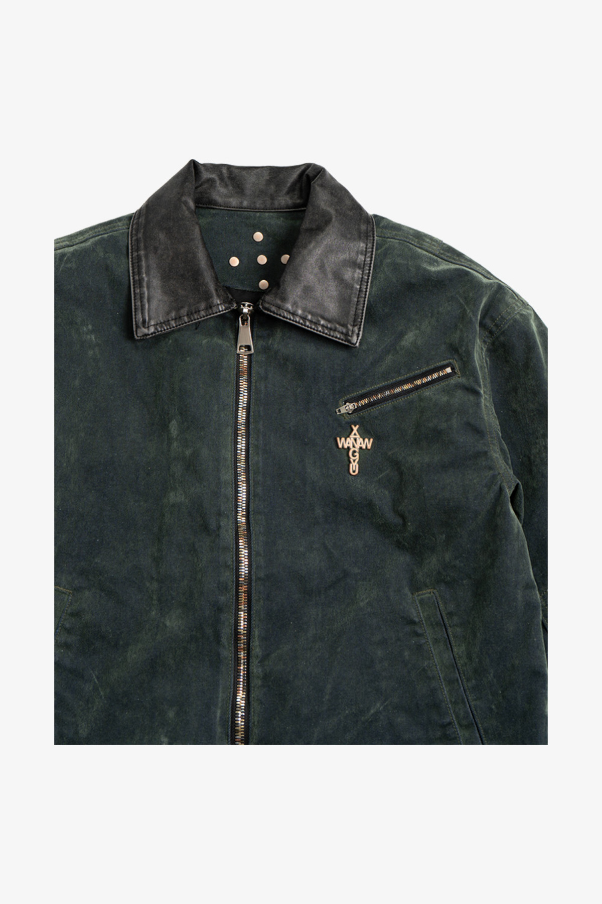 wangxingyu Detroit Flocked Denim Jacket - Image 2 of 8