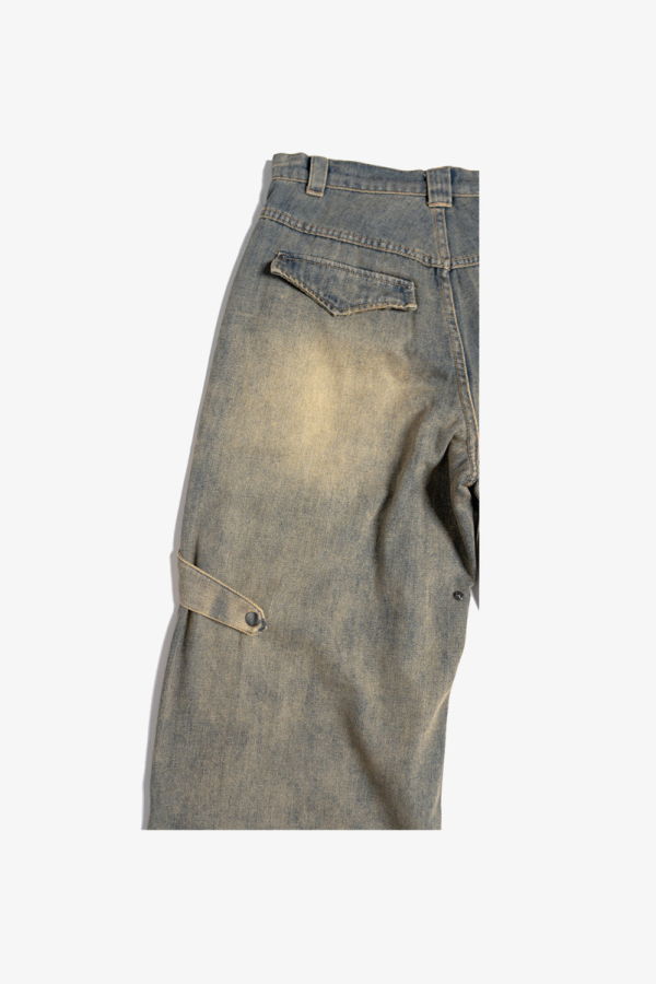 Alvng Garments Heavy Washed Mud-Dyed Jeans - Denim