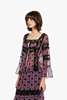 Anna Sui Cameo Stripe Print Tie Blouse - Thumbnail 4