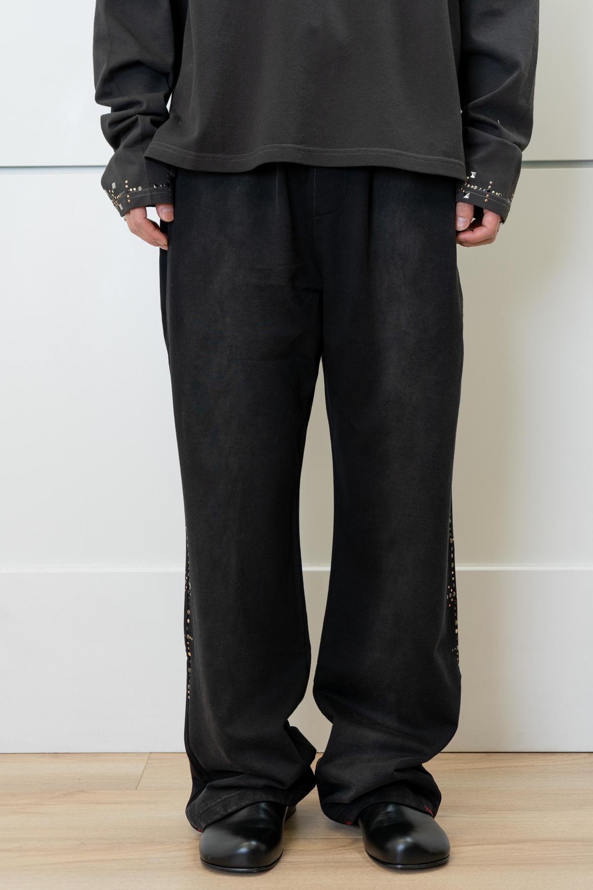 Wangxingyu Washed Distressed Drawstring Sweatpants - Image 2 of 7
