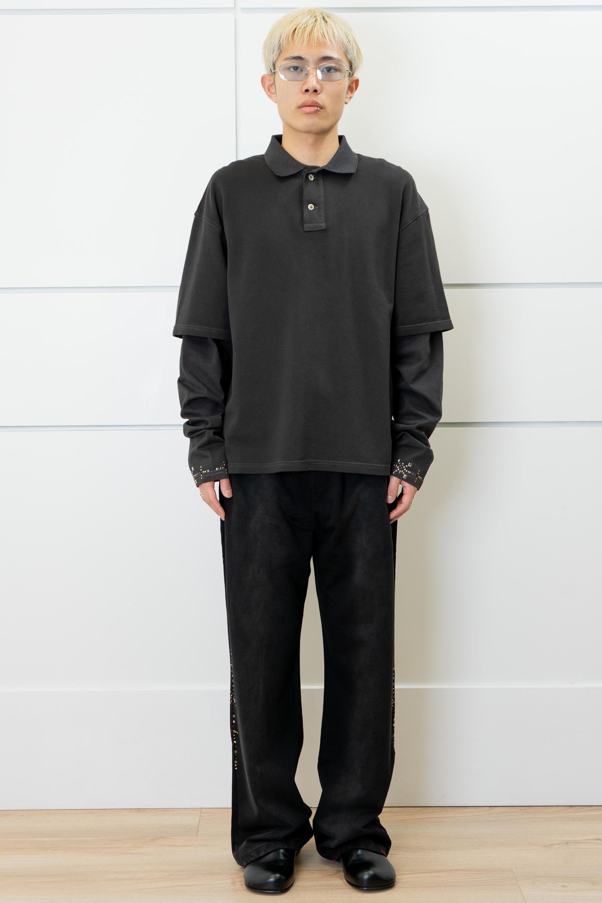 Wangxingyu Washed Distressed Drawstring Sweatpants - Image 3 of 7