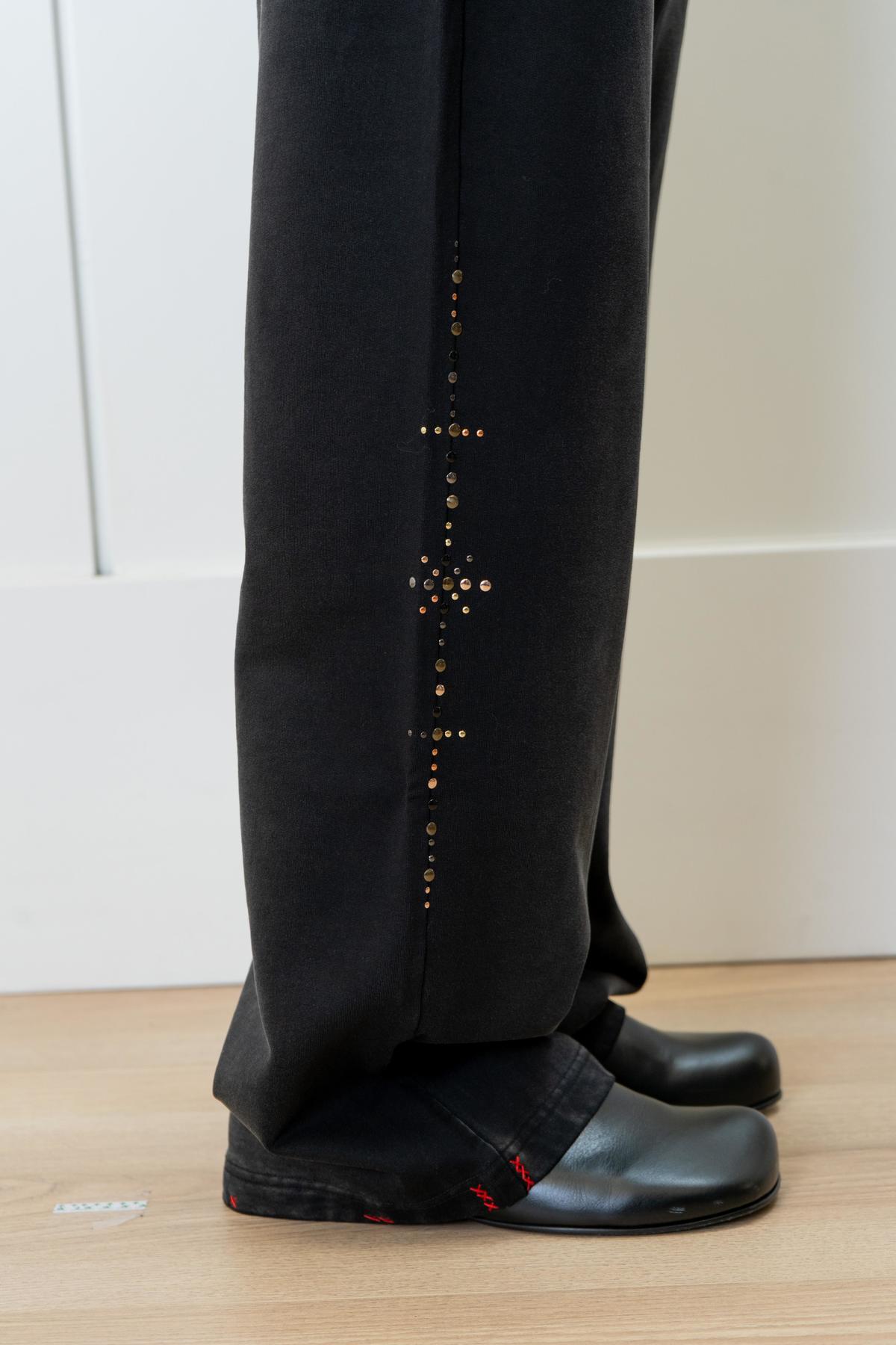 Wangxingyu Washed Distressed Drawstring Sweatpants - Image 6 of 7