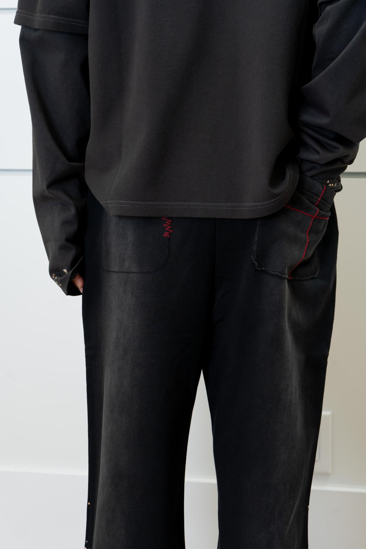 Wangxingyu Washed Distressed Drawstring Sweatpants - Image 7 of 7