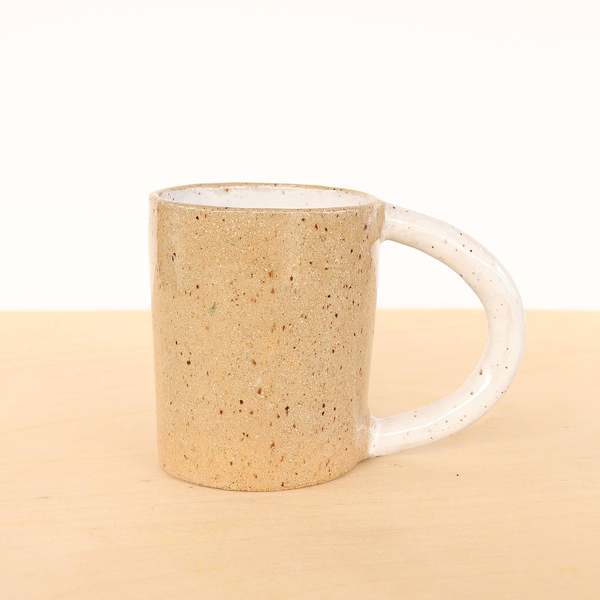 Nightshift Ceramics Handmade Ceramic Colorblock Mug 10 oz