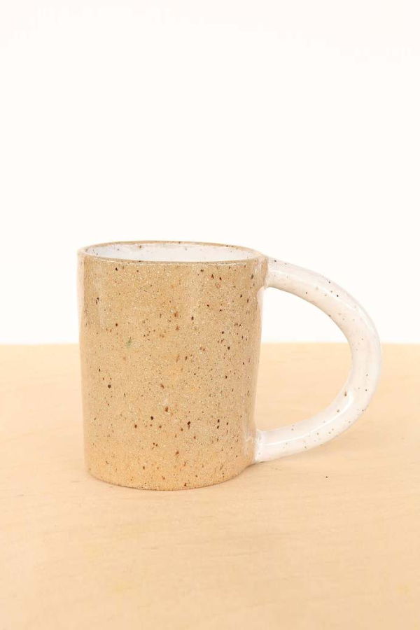 Nightshift Ceramics Handmade Ceramic Colorblock Mug 10 oz