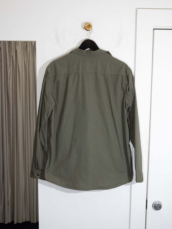 UNISEX Kapital Broad Cloth Anorak Shirt - Khaki | Garmentory