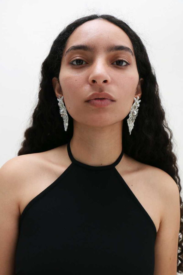 Alizee Quitman Bouquet Earrings - Silver