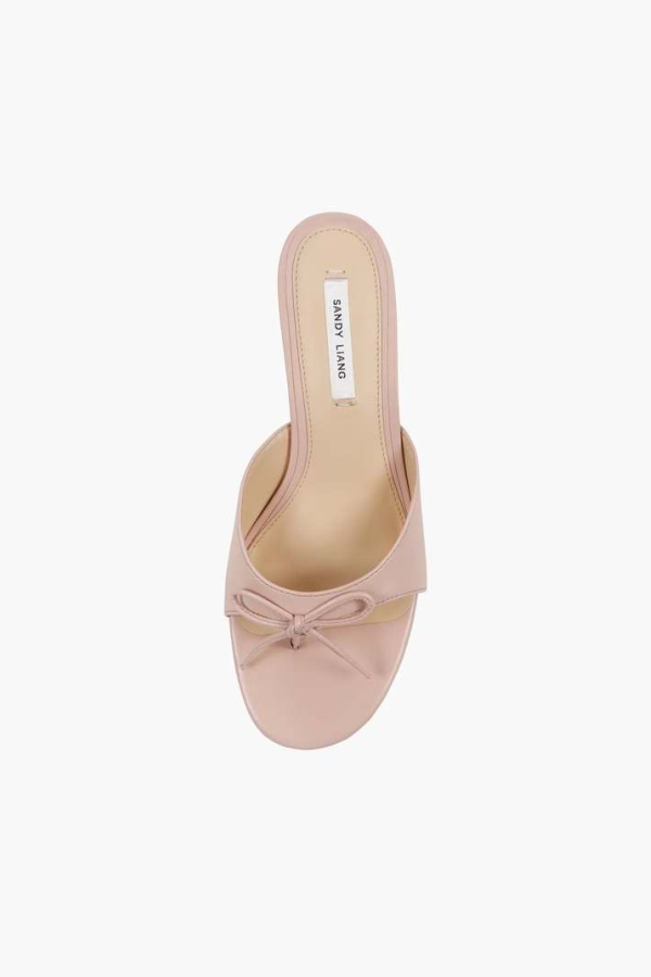 Sandy Liang Thong Mules - Pink