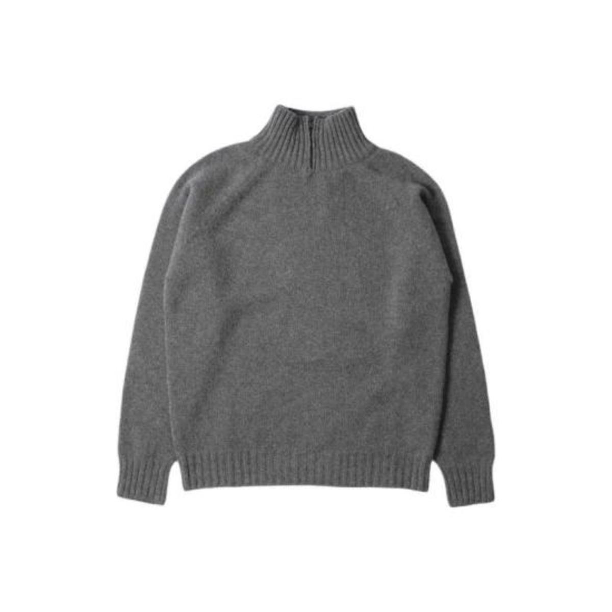 Margaret Howell Turtleneck Sweatshirt - Grey Melange - Image 1 of 3