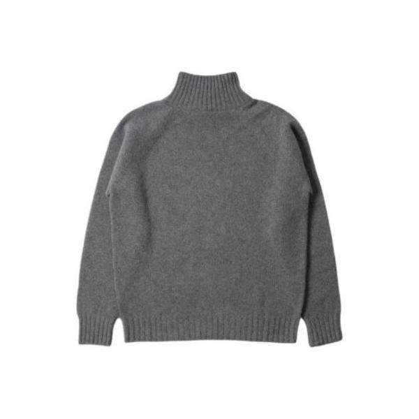 Margaret Howell Turtleneck Sweatshirt - Grey Melange