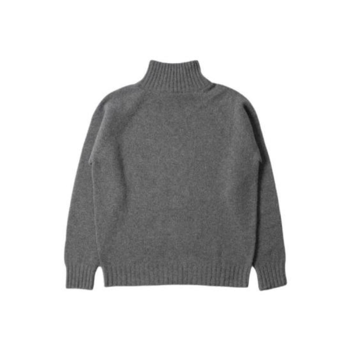 Margaret Howell Turtleneck Sweatshirt - Grey Melange - Image 2 of 3