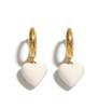 MATTER MATTERS Humble Heart Earring - Black/Cream - Thumbnail 1