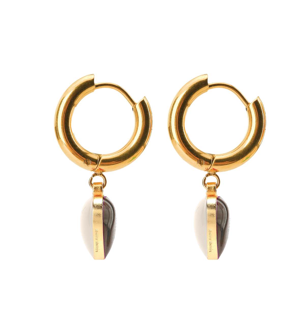 MATTER MATTERS Humble Heart Earring - Black/Cream - Image 6 of 6