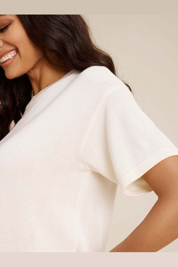 Sibin Linnebjerg June Knitted Top - Off White