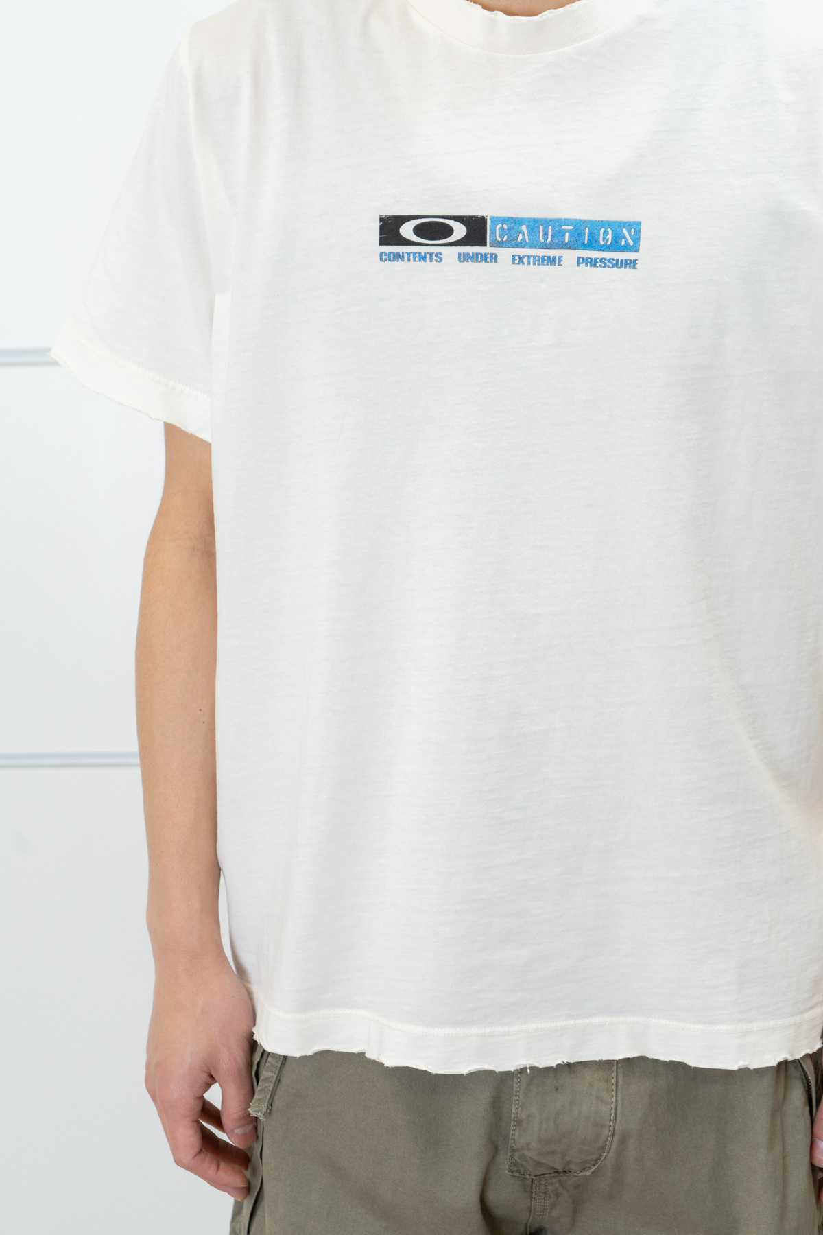 PIET x Oakley Caution Ripped Tee - Image 3 of 4