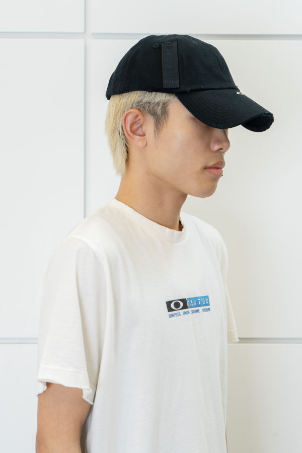 PIET OAKLEY Nano Logo Hat - Black