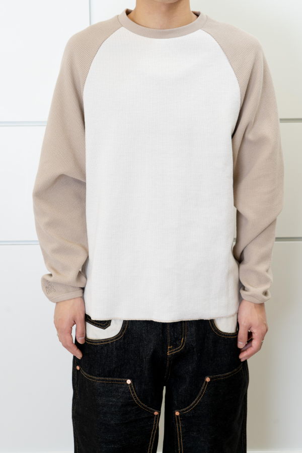 PAC Waffle Raglan T-Shirt - Khaki