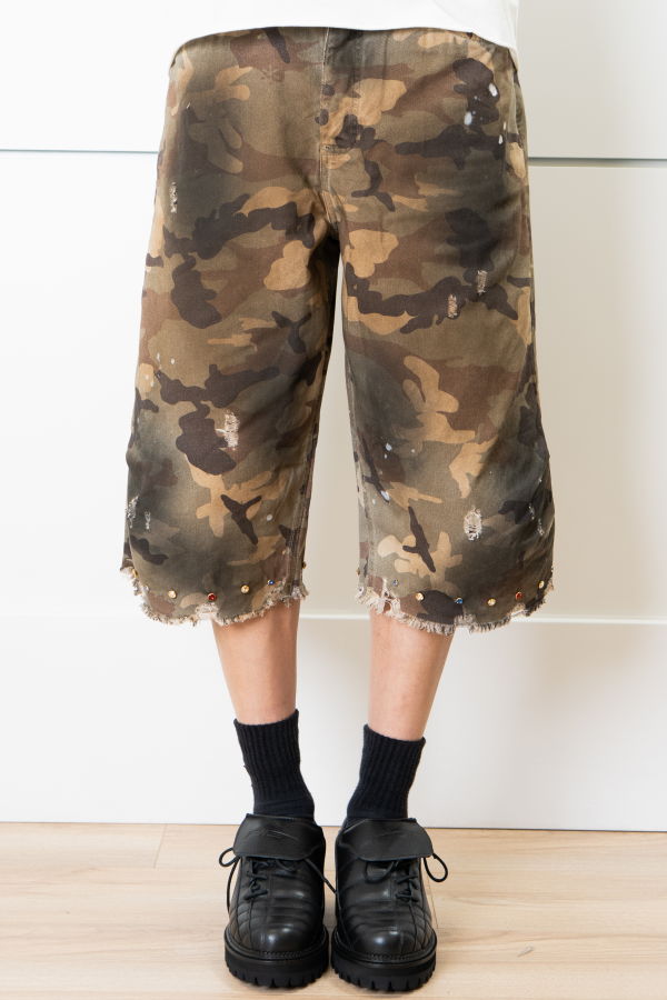 piet Swarovski Capri Camo Trousers - Camo
