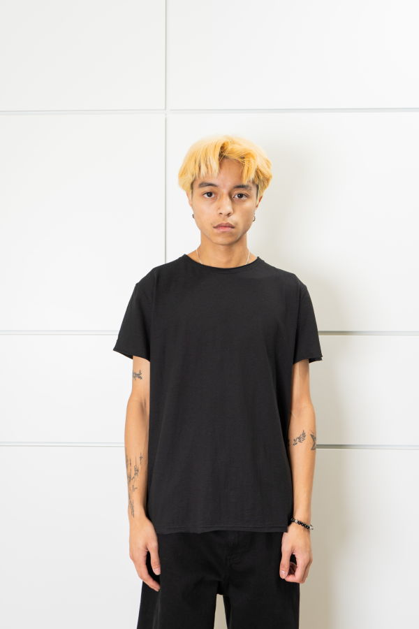 INSAIT Sheer Cozy Tee - Black